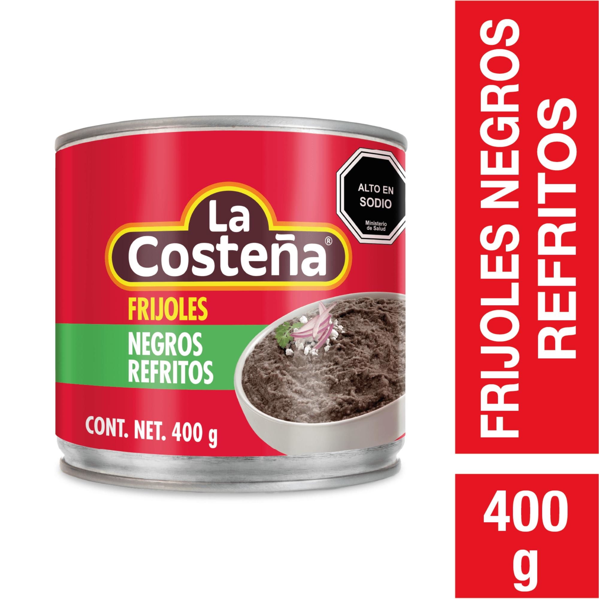 Frijoles Negros Refrito 400 g La Costeña
