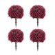 thumbnail image 1 of Bola de seto XUXDUHY 61 cm Rojo, pack de 4, resistente a UV, 1 of 7