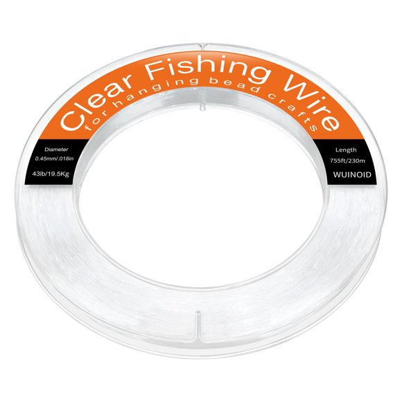 Línea de Pesca WUINOID Nylon Transparente 230m Resistencia 19.5kg