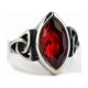thumbnail image 1 of Anillo Vikingo Europeo Red Zircon de Hombre Moda m2, 1 of 3