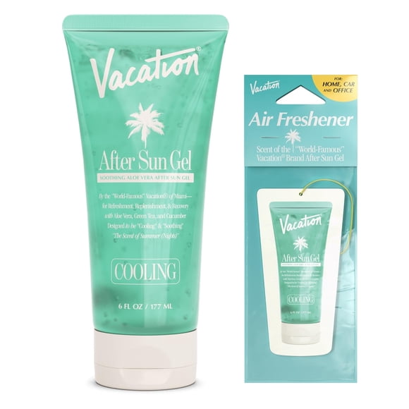 Gel calmante de aloe vera para después del sol VACATION, 180 ml con ambientador