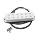 thumbnail image 1 of Pastilla de guitarra, bobina única, rieles dobles, accesorio de pastilla, pieza de guitarra eléctrica de Metal, repuesto para práctica y actuación en Blanco, 1 of 5