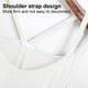 thumbnail image 4 of Camiseta plisada sexy con cuello en V y corte holgado para mujer, talla grande, 4 of 7