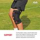 thumbnail image 3 of Soporte de rodilla McDavid 421 Level 2 con soportes para adultos, color negro, 3 of 6