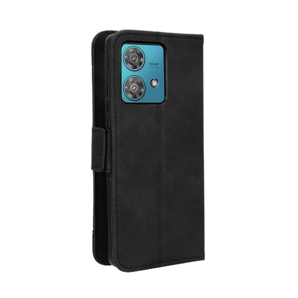 Funda Tipo Billetera FOXDOCK para Motorola MOTO Edge 40 Neo 5G – Tapa Flip con Tarjetero