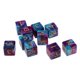 thumbnail image 1 of 10x Dados De Juego De 6 Lados Dados De 16mm Para Juegos De Mesa/ense?anza De Matemáticas Púrpura + Azul, 1 of 5