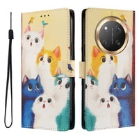 Foxdock Funda Tipo Cartera Para Honor Magic 7 Lite Con Soporte Y Correa – Diseño De Patrones Lindos