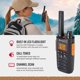 thumbnail image 4 of Walkie Talkies Cobra RX380 recargables con un alcance de 32 millas, paquete de 2, 4 of 7