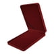 thumbnail image 2 of Collar De Terciopelo Caja De Regalo Estuche De Exhibición De Almacenamiento De Joyería De Viaje Vino Tinto, 2 of 2
