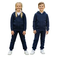 Genérico - Conjunto Buzo Pantalon Y Poleron De Algodon Escolar Unisex