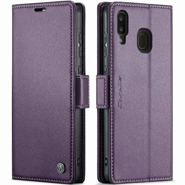 CaseMe tipo cartera Samsung Galaxy A20/A30/M10S con cierre magnético, RFID, tarjetero, soporte, carga inalámbrica