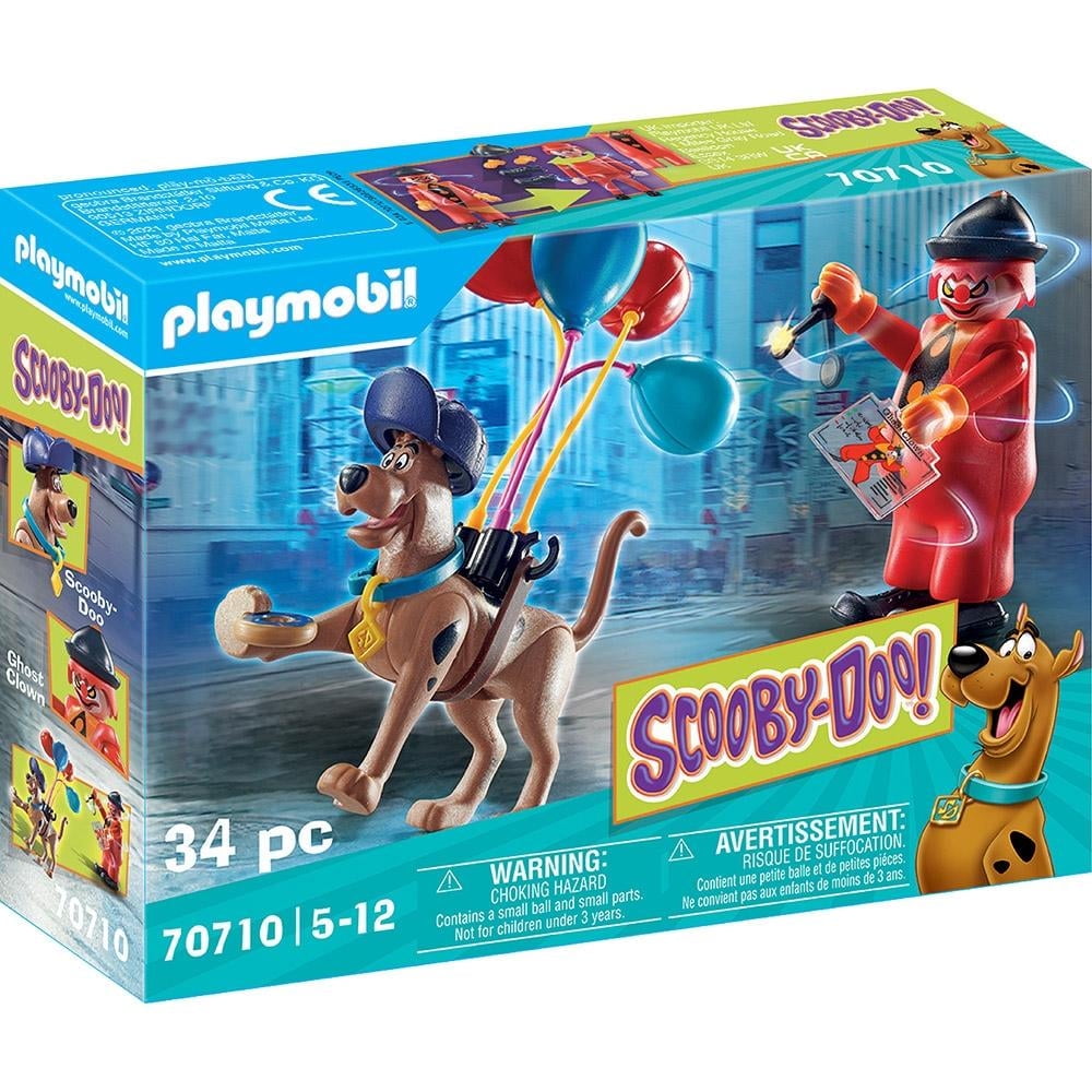 Set De Juego Playmobil Scooby-doo Payaso 34 Piezas