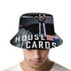 thumbnail image 4 of Casa de Cartas Sombrero bucket para adultos, gorra de protección solar, sombrero de pescador plegable para viajes al aire libre, pesca y actividades de verano, 4 of 6