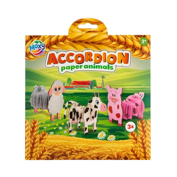 Animales de Papel Acordeon Cerdo Moxy