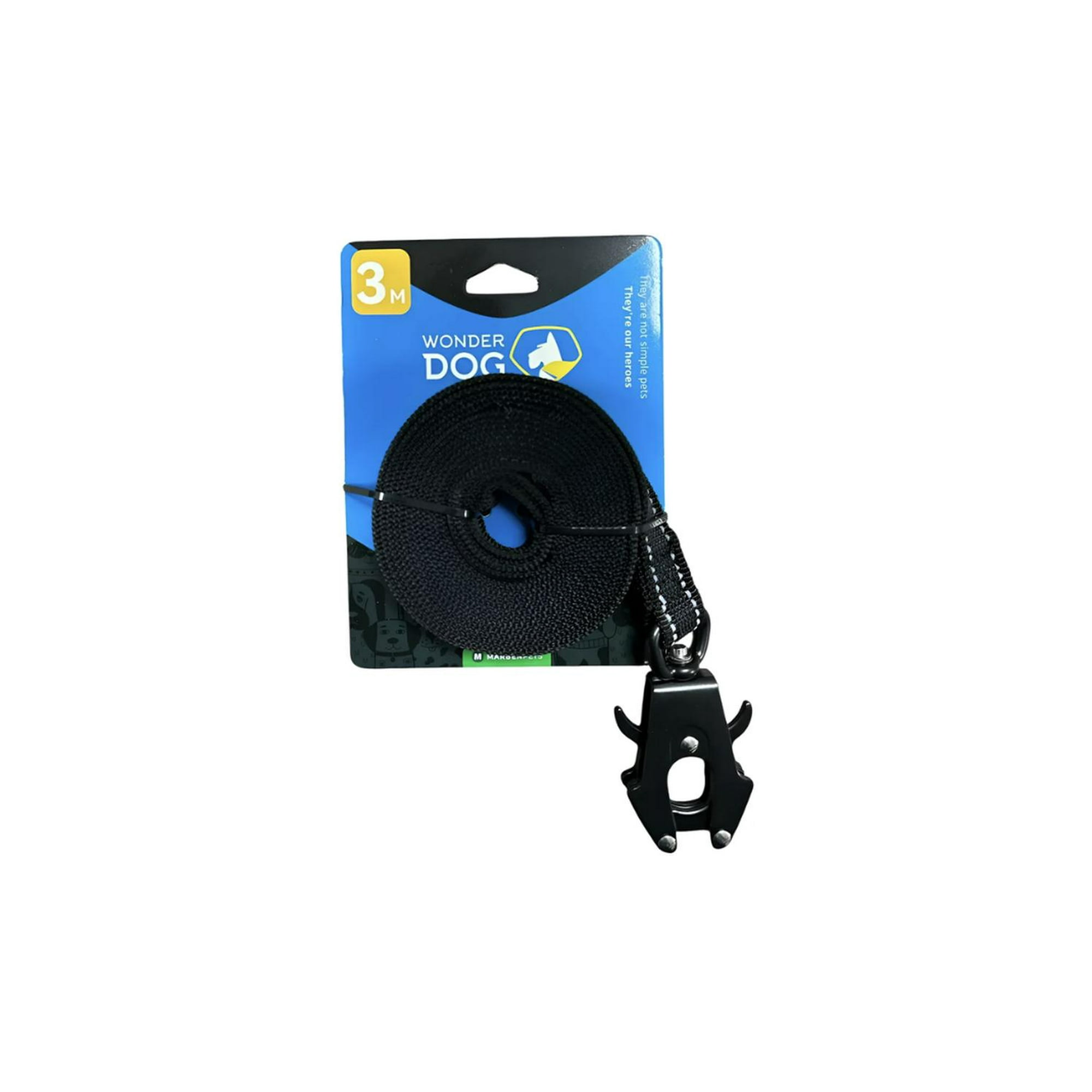 Wonder Dog Correa De Paseo Tactic Para Perros Reflectante 3m Negro