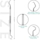 thumbnail image 2 of Raspador dental profesional de acero inoxidable para dentistas, elimina manchas de sarro y escofina dental. Herramientas de uso doméstico., 2 of 7