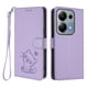 thumbnail image 1 of Carcasa Billetera de Cuero Sintético para Xiaomi Redmi Note 14S 4G, Lila Claro, 1 of 6