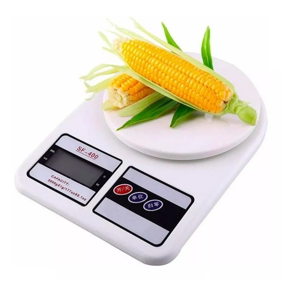 Balanza Pesa Digital Para Cocina Alimentos Comercio 7kg