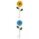 thumbnail image 2 of 2 Piezas Jardín Girasol Viento Spinner Flor Escultura Para Decoración De Patio, 2 of 5