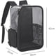 thumbnail image 2 of Mochila para mascotas con entrada bidireccional, malla para ventilación de ventana y cortina opaca para senderismo, camping y uso al aire libre. Adecuada para mascotas pequeñas., 2 of 6