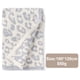 thumbnail image 3 of Manta de lana de medio terciopelo Manta de punto con estampado de leopardo para niños Manta de punto con forro polar Manta descalza con estampado de leopardo Manta de ensueño, 3 of 5