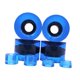 thumbnail image 3 of 4 Piezas Ruedas De Monopatín Dureza 78A Reemplazo De Rueda De Amortiguación De PU Duradera Azul Claro, 3 of 5