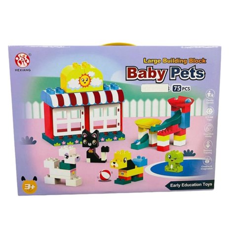 Genérico - Blockes Mascotas 75Pcs