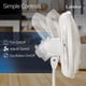 thumbnail image 4 of Ventilador de pie Lasko 2520 oscilante 40 cm blanco, 4 of 6