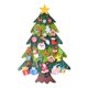 thumbnail image 2 of DIY Fieltro De árbol De Navidad Conjunto De Ornamentos Desmontables Gifting Gift Gift B., 2 of 5