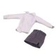 thumbnail image 4 of Ropa De Soldado Femenino A Escala 1/6 Para Figuras De Soldados De 12 "blanco Y Gris, 4 of 5