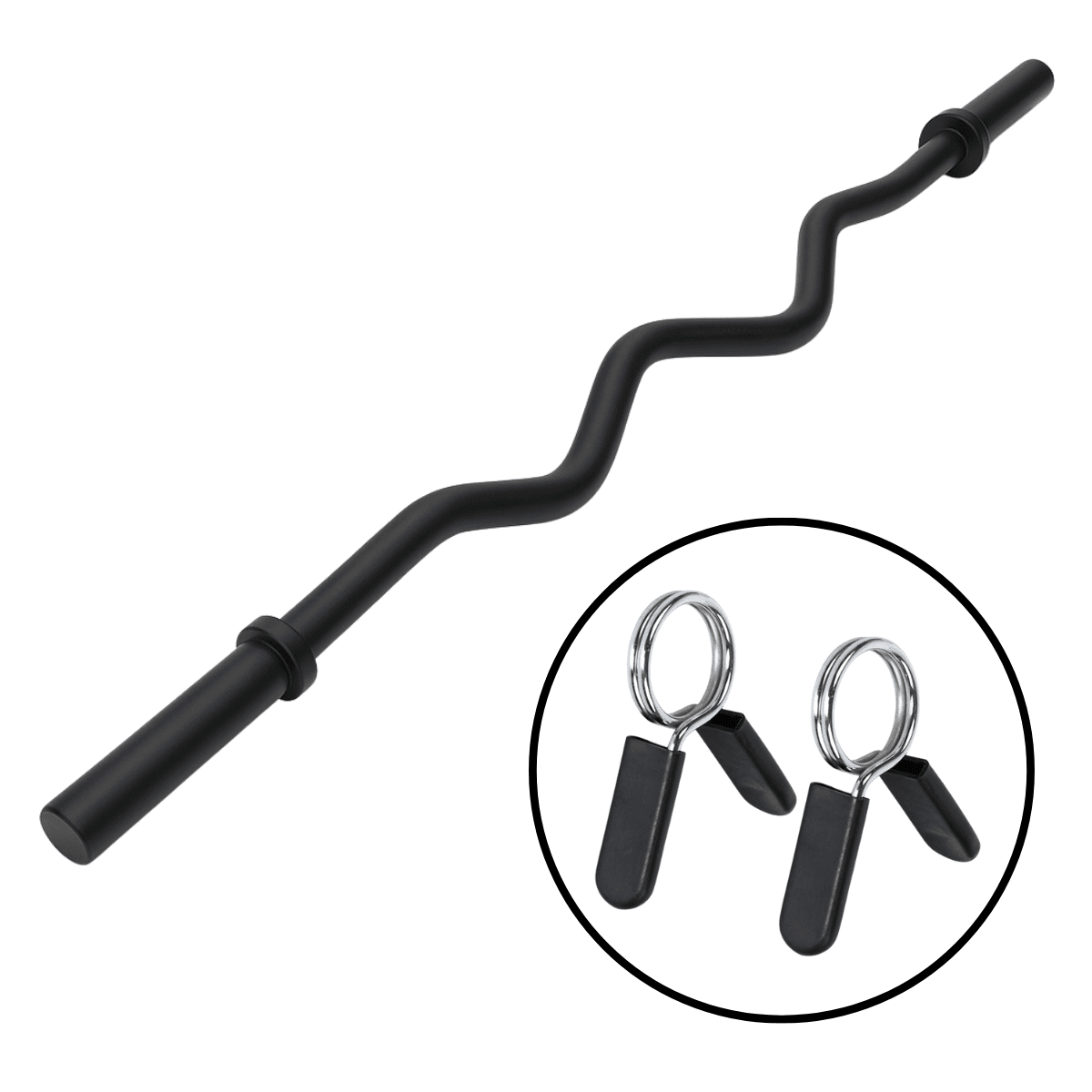 Linea Sport - Barra Z Preolímpica De 120cmx25mm 4,5 Kg En Acero Cromado