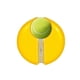 thumbnail image 3 of Solo Tennis Trainer Herramienta De Entrenamiento De Tenis Profesional Para El Patio Trasero Del Parque De Juegos Amarillo, 3 of 3