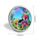thumbnail image 2 of Trolls-Theme Round Button Badge: Premium Metal Construction, Ideal for High-End Events 2.8 cm, 2 of 6