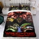 thumbnail image 4 of Alas de Fuego Conjunto de sábanas temático, trío de piezas, cómodo y amigable con la piel, diseño único, regalo de decoración para el hogar para familiares, amigos y fans,173cm *218cm, 4 of 6