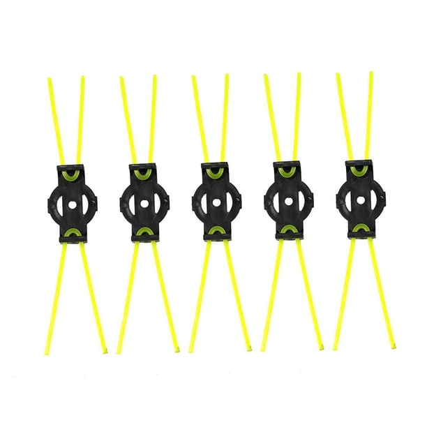 5 piezas de cabezales para desbrozadora de césped, líneas para desbrozadora, cepillo para desmalezar, piezas para cortacésped, cuerdas de corte de nai