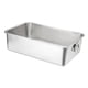 thumbnail image 5 of Caja De Arena De Acero Inoxidable Con Asa, Bandeja De Arena Para Gatos De Lados Altos, 40 Cm X 30 Cm X 7 Cm, 5 of 5