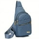 thumbnail image 3 of Quilted Casual Chest Bag, Lightweight Foldable Sling Bag, Portable Trendy Versatile Shoulder Bag, 3 of 3