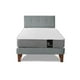 thumbnail image 4 of Cama Europea Zen Best 1.5 Plaza Colchon Resortes Base Dividida + Respaldo Tela Gris, 4 of 7