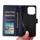 thumbnail image 2 of Funda Cartera para iPhone 16 Pro Max con Tarjetero, Soporte y Cordón - Protección Azul, 2 of 6