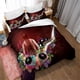 thumbnail image 1 of Juego de funda nórdica con diseño de DJ - Juego de ropa de cama de polialgodón liso teñido con fundas de almohada a juego - Fácil de cuidar, lavable a máquina (tamaño doble), 1 of 3