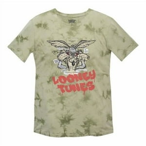 Polera Hombre Coyote Verde Looney Tunes