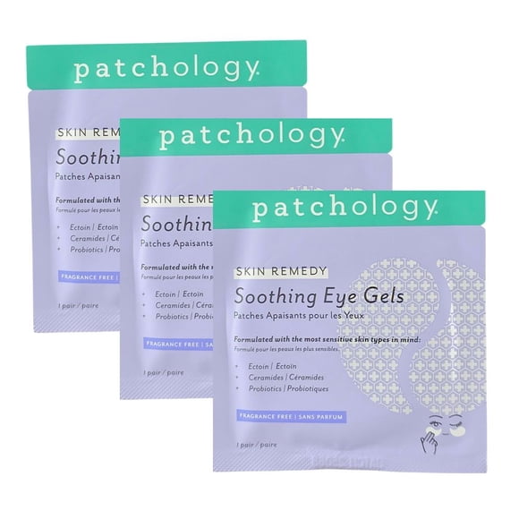 Parches de Gel para Ojos Patchology Skin Remedy 3 Pares 5 Min