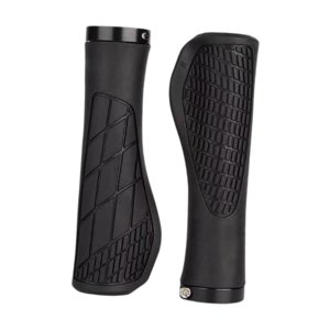 Ioensy - 2X Puños De Manillar De Bicicleta Cómodos Puños De Bicicleta Para Bicicletas De Montaña Bmx Deportes Negro