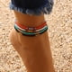 thumbnail image 1 of 4-Piece Colorful Rice Beaded Ankle Bracelet Set - Perfect for Summer Beach Decor & Boho Jewelry!, 1 of 5