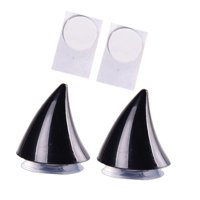 Ioensy - Pegatina Decorativa Para Casco De Motocicleta, Cuerno De Demonio Para Casco De Bicicleta, 2 Uds.