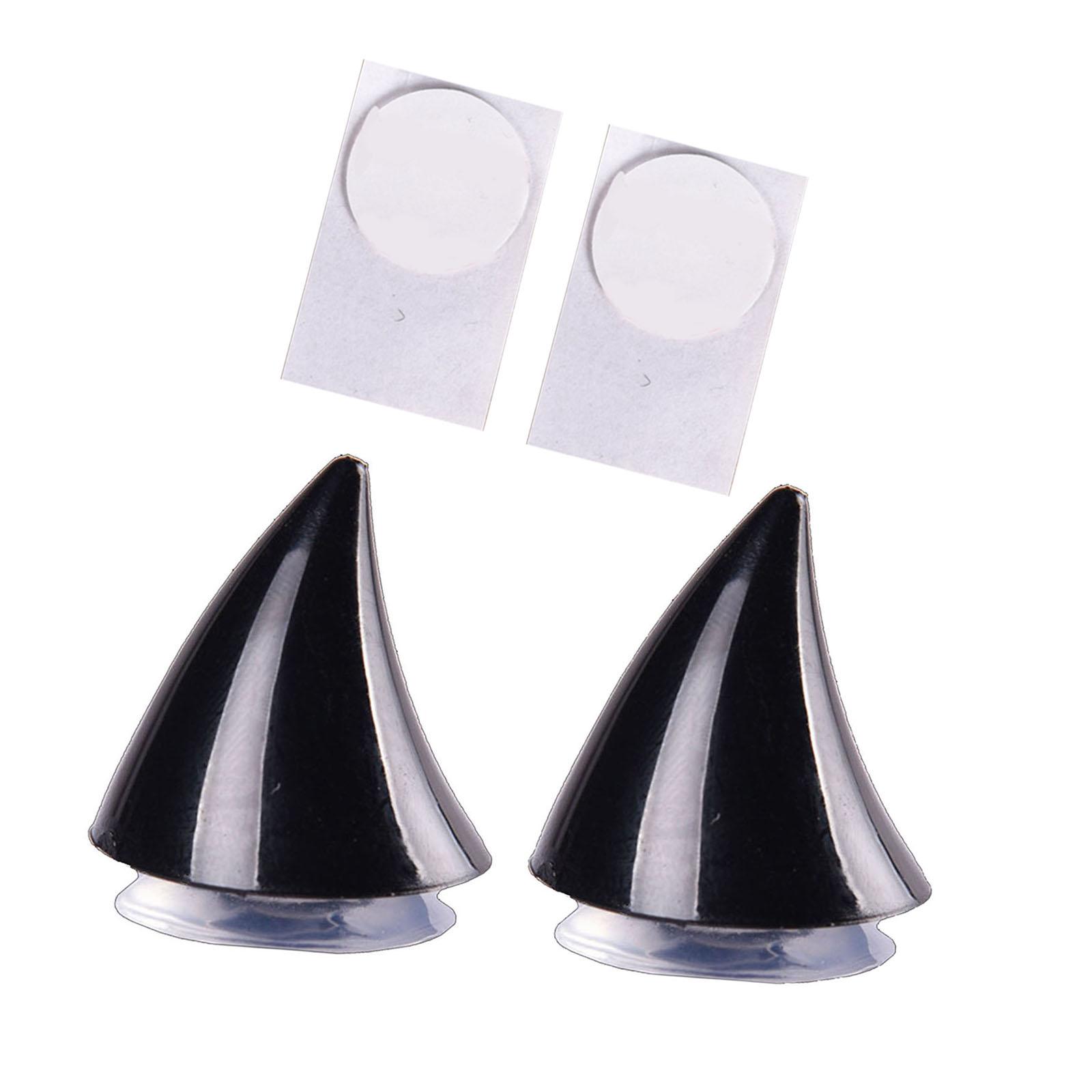 Ioensy - Pegatina Decorativa Para Casco De Motocicleta, Cuerno De Demonio Para Casco De Bicicleta, 2 Uds.