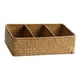 thumbnail image 3 of Cesta de almacenamiento de mimbre Organizador de escritorio Cesta de lavandería, Cesta de picnic Cestas de despensa, Cesta de ratán de paja Escritorio 31cmx21cmx9cm, 3 of 5