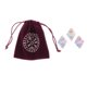 thumbnail image 1 of Durable Sky Rune Tarot Exquisitos Dados De Adivinación Para Juegos De Mesa Juego De Dados Estilo 3 Con Bolsa, 1 of 5