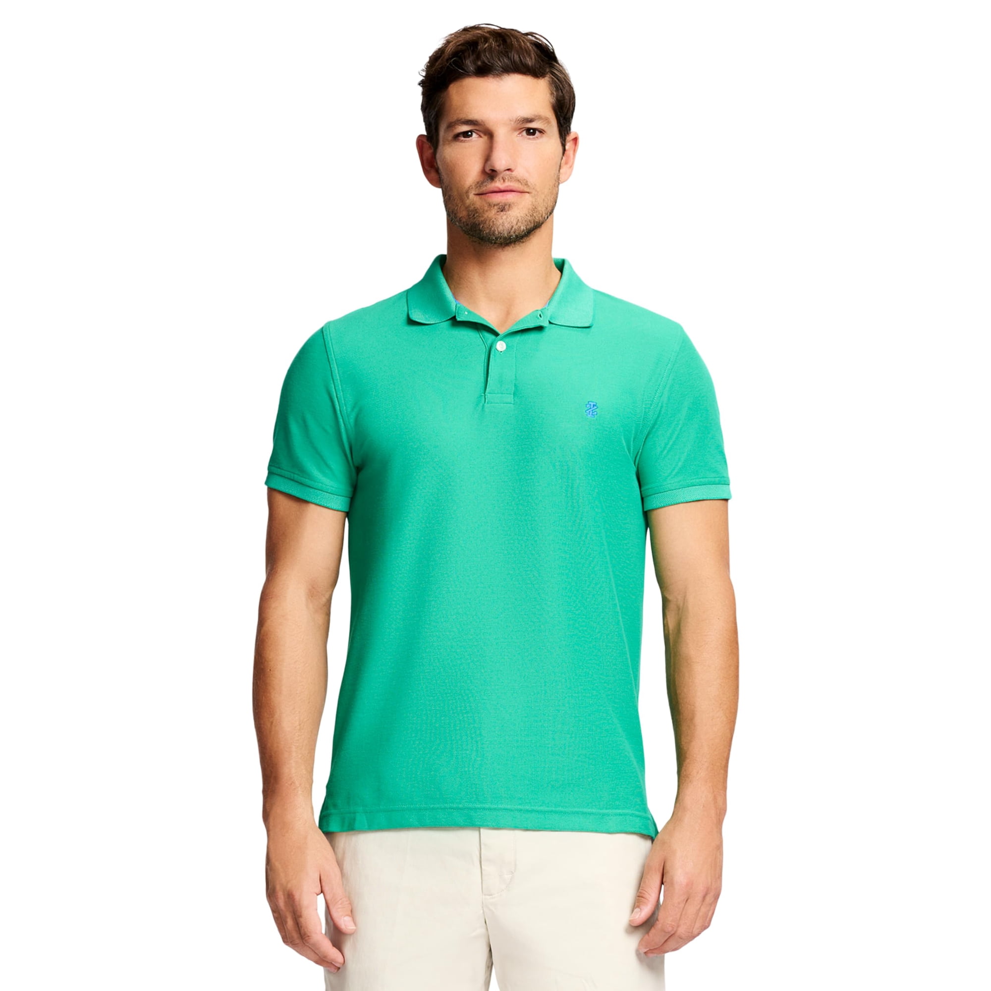 Camisa Polo Izod Advantage Performance Slim Fit Verde Talle S