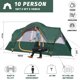 thumbnail image 2 of Tienda de campaña UNP impermeable para 10 personas, 5 ventanas, 5,5 x 2,7 x 2 m, 2 of 6